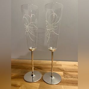 Kate spade champagne flutes
